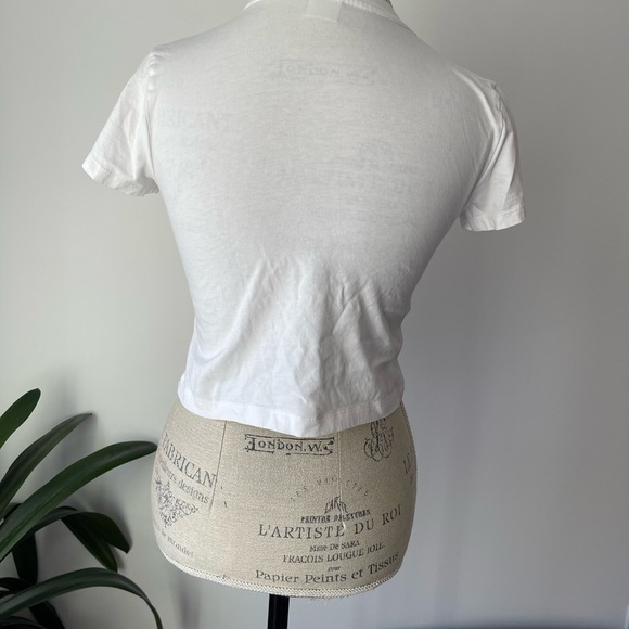 Aritzia Sunday Best - White 'Bad Apple' Graphic Tee - Picture 4 of 7